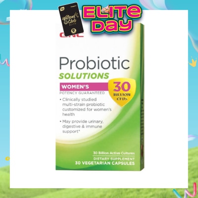 GNC - Probiotic Solutions Women's 30B CFUs Capsule Vegatarian 30s