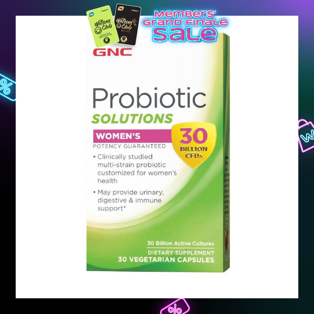 Probiotic Solutions Women's 30B CFUs Capsule Vegatarian 30s (Expiry: Dec`2025)