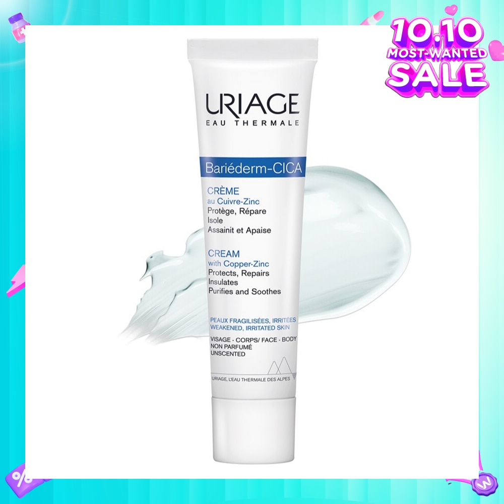 Bariederm Repairing Cica-Cream with Copper-Zinc (For Sensitive Skin) 40ml (Expiry: Jun`2026)