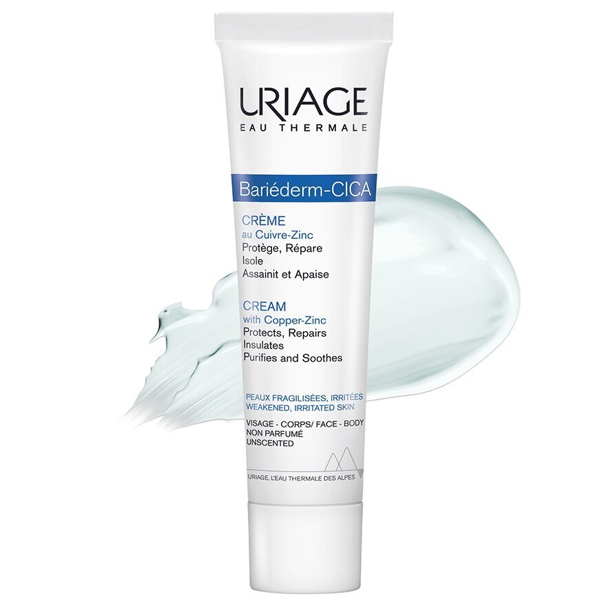 URIAGE Bariederm Repairing Cica Cream with Copper Zinc For Sensitive Skin 40ml Face Watsons Singapore
