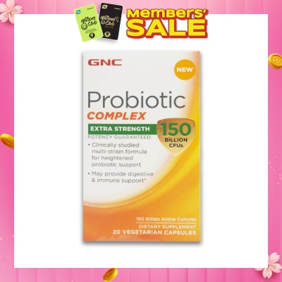 GNC Probiotic Complex Extra Strength 150 Billion CFU Capsule 20s