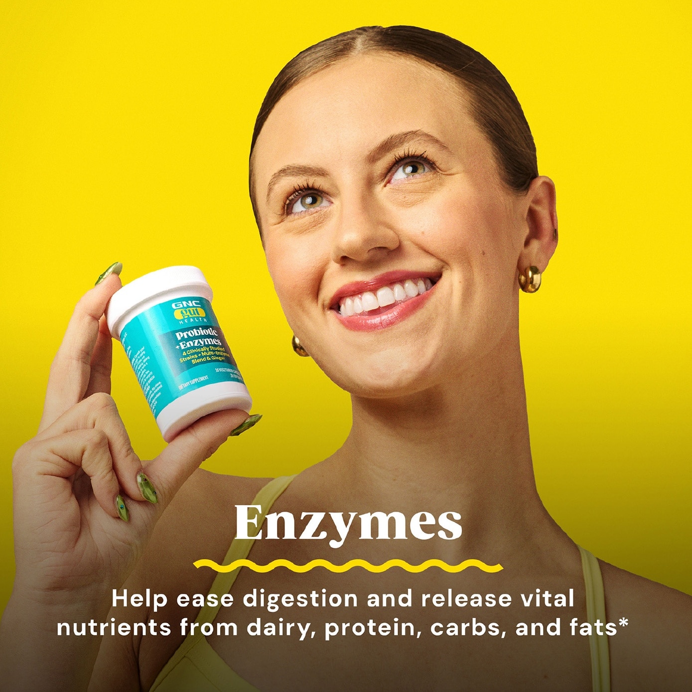 Gut Health Probiotic Plus Enzymes 25B CFU Vegetarian Capsule 30s