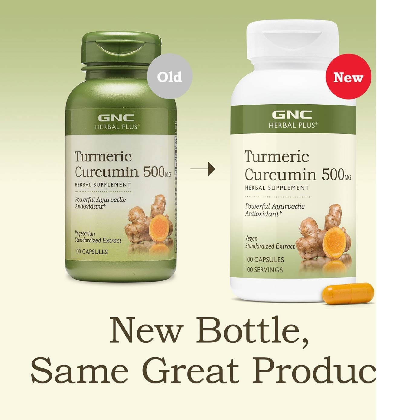 Herbal Plus Turmeric Curcumin 500mg Capsule Vegan 100s