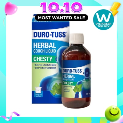 DURO TUSS Herbal Chesty Cough Liquid (Relief Chesty Cough) 100ml image