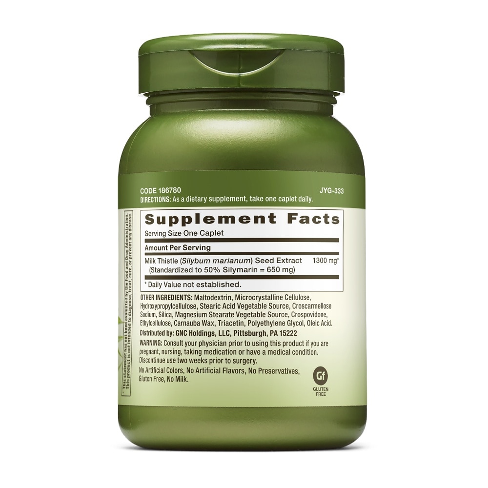 Herbal Plus® Milk Thistle 1300mg Caplet Extra Strength 60s