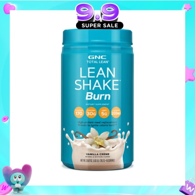 GNC - Total Lean® Shake Burn Vanilla Creme 739.2g (Expiry: Jul`2027) image