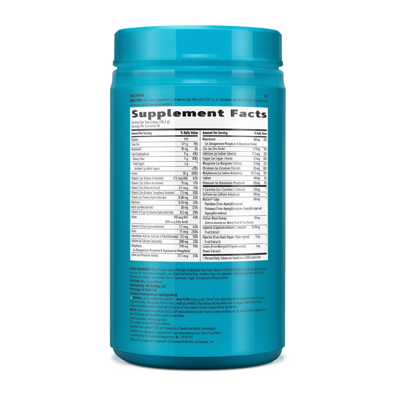 Total Lean® Shake Burn Vanilla Creme 739.2g