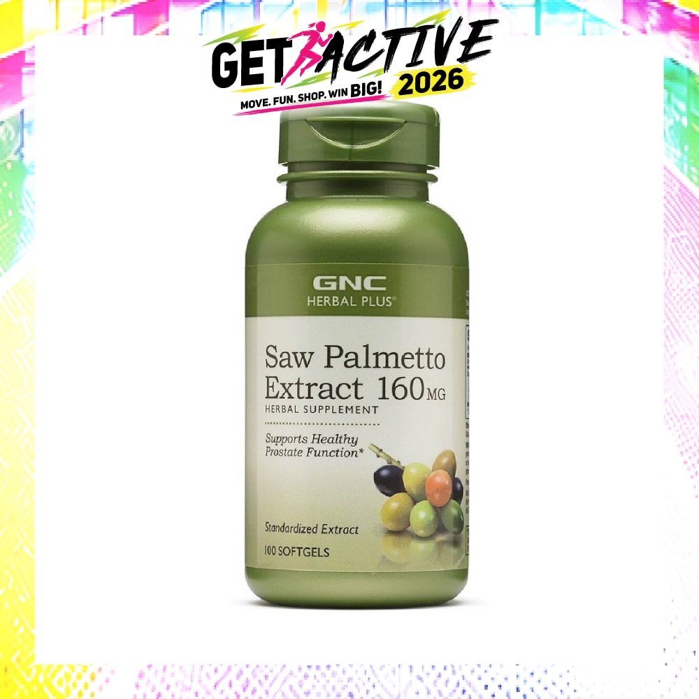 Herbal Plus Saw Palmetto Extract 160mg Softgel 100s image