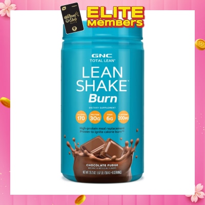 GNC Total Lean® Shake Burn Chocolate Fudge 758.4g
