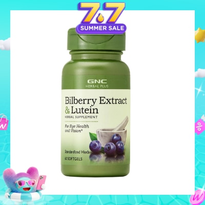 GNC - Herbal Plus® Bilberry Extract & Lutein Softgel 60s