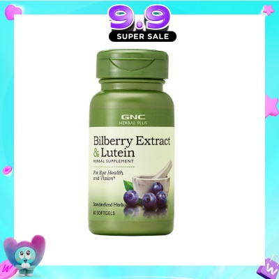 GNC - Herbal Plus® Bilberry Extract & Lutein Softgel 60s image
