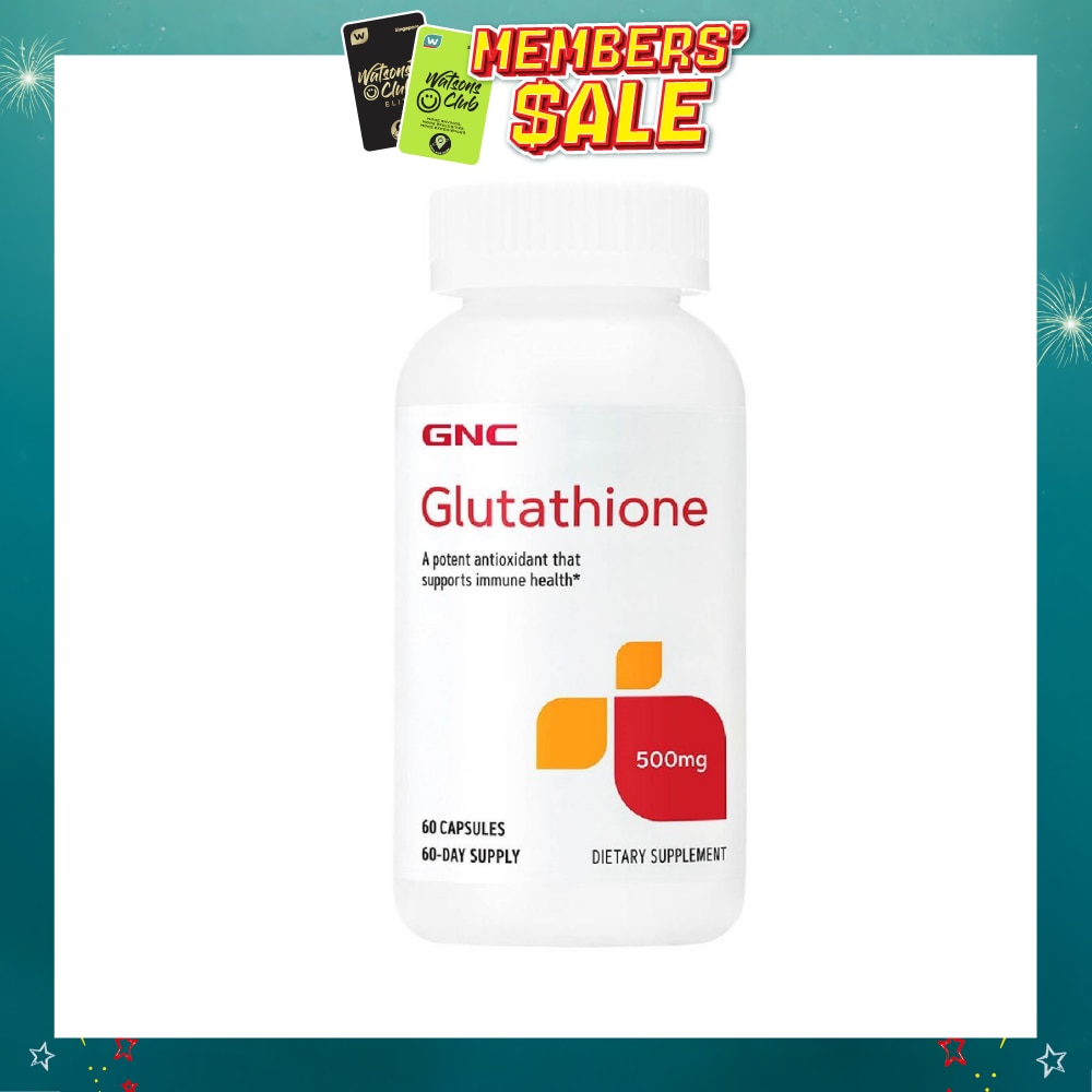 GNC L-Glutathion 500mg Capsule 60s | Vitamins & Supplements