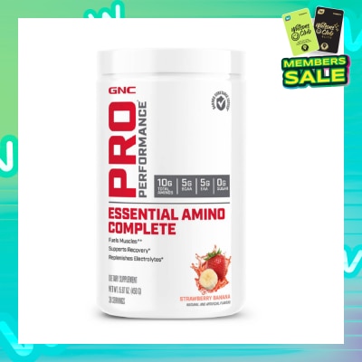 GNC Pro Performance® Essential Amino Complete Strawberry Banana 450g