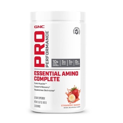 GNC Pro Performance® Essential Amino Complete Strawberry Banana 450g