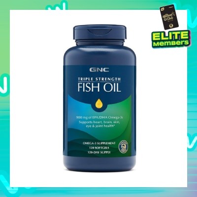 GNC Triple Strength Fish Oil 1000mg Softgel 120s