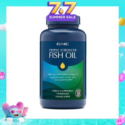 GNC - Triple Strength Fish Oil 1000mg Softgel 120s