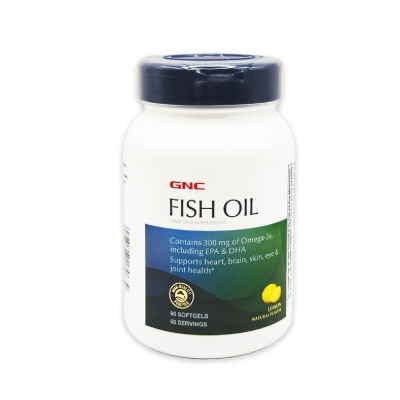 GNC Fish Oil 300mg Softgel Lemon 90s