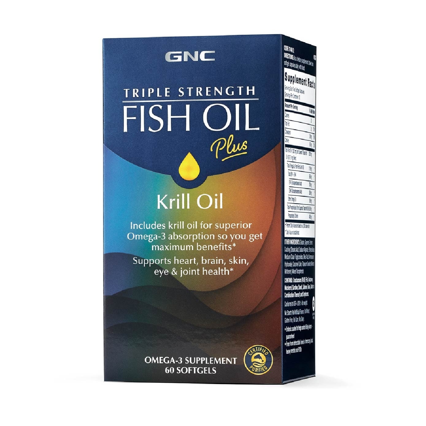 Triple Strength Fish Oil Plus Krill Oil Softgel 60s