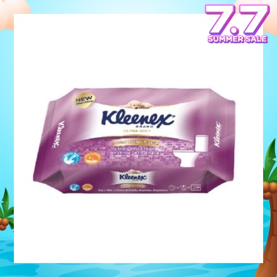 KLEENEX Ultra Soft Wet Toilet Tissues Flushable Wipes 40s