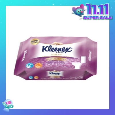 KLEENEX Ultra Soft Wet Toilet Tissues Flushable Wipes 40s
