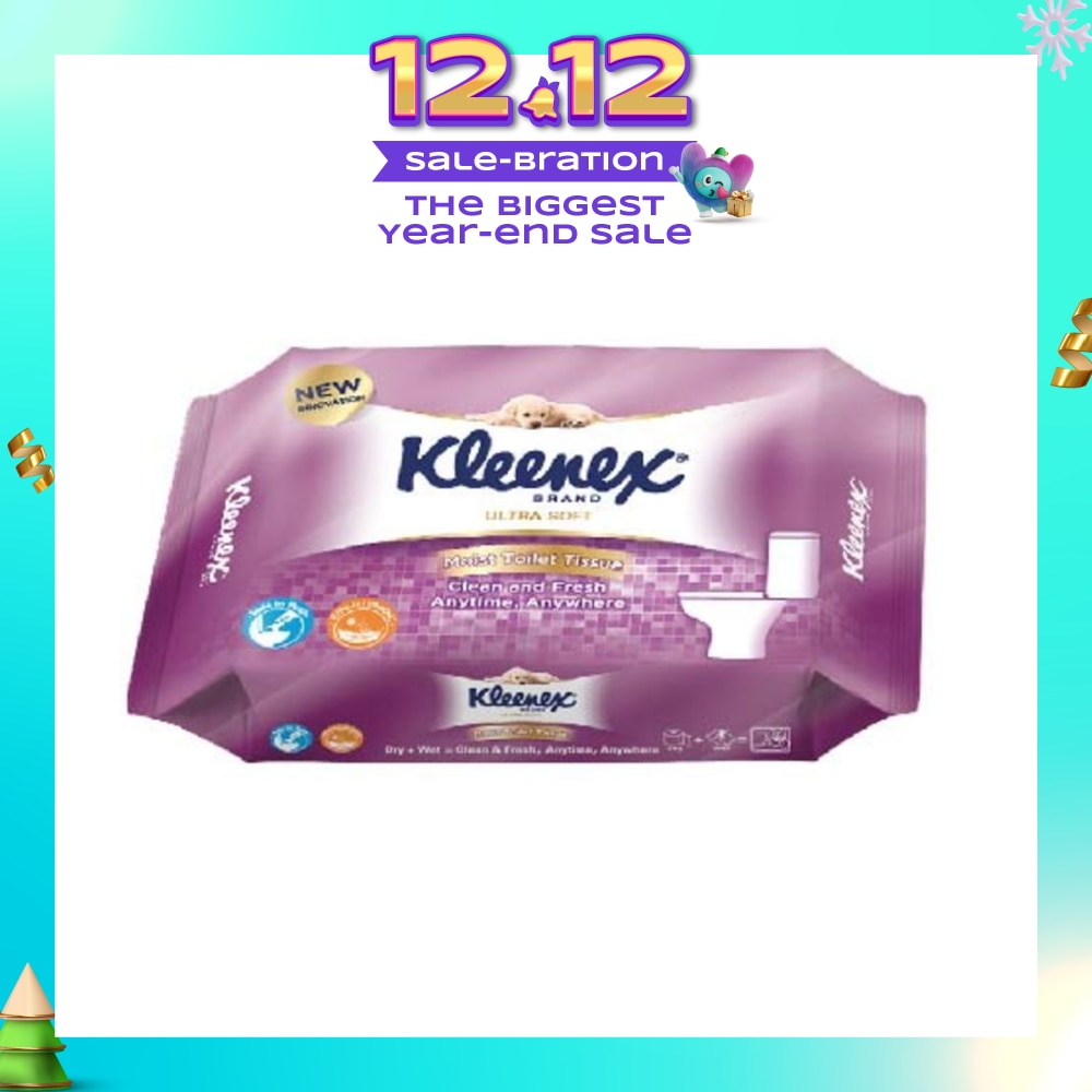 Ultra Soft Wet Toilet Tissues Flushable Wipes 40s