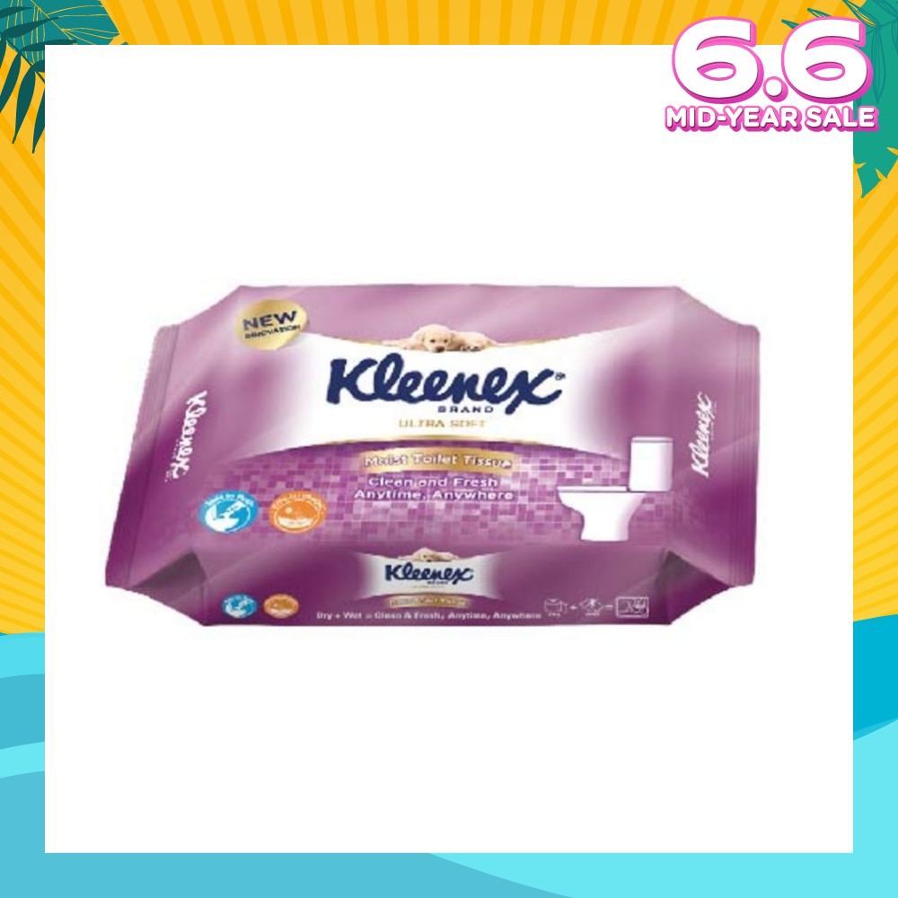 Ultra Soft Wet Toilet Tissues Flushable Wipes 40s