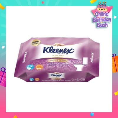 KLEENEX Ultra Soft Wet Toilet Tissues Flushable Wipes 40s