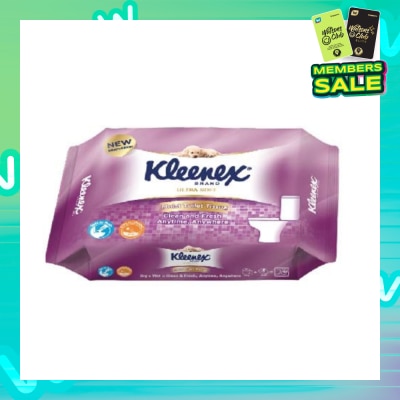 KLEENEX Ultra Soft Wet Toilet Tissues Flushable Wipes 40s