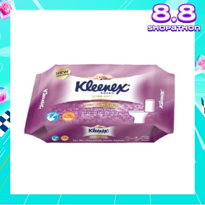 KLEENEX Ultra Soft Wet Toilet Tissues Flushable Wipes 40s