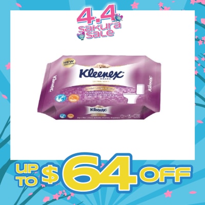 KLEENEX - Ultra Soft Wet Toilet Tissues Flushable Wipes 40s