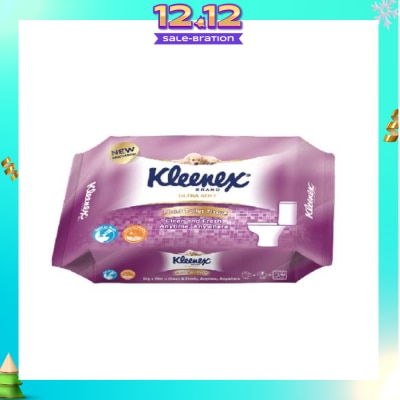 KLEENEX Ultra Soft Wet Toilet Tissues Flushable Wipes 40s
