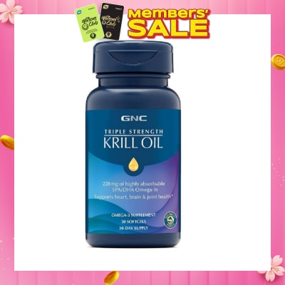 GNC Triple Strength Krill Oil 220mg 30s