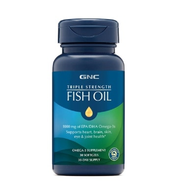 GNC Triple Strength Fish Oil 1000mg Softgel 30s