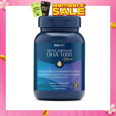 GNC Triple Strength DHA 1000mg 90s