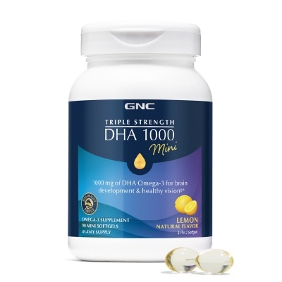 GNC - Triple Strength DHA 1000mg Softgel 90s