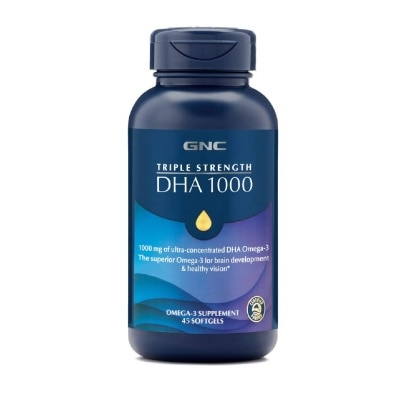 GNC Triple Strength DHA 1000 Softgel 45s