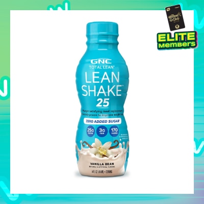 GNC Total Lean® Shake 25 Ready to Drink Zero Added Sugar Vanilla Bean 414ml