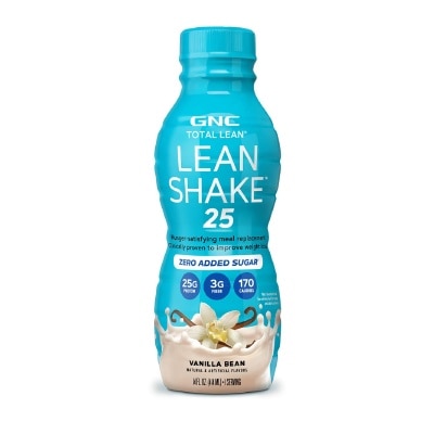 GNC Total Lean® Shake 25 Ready to Drink Zero Added Sugar Vanilla Bean 414ml