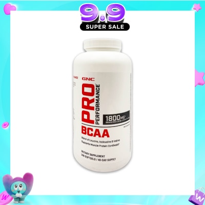 GNC - Pro Performance® BCAA 1800mg Softgel 240s (Expiry: Jul`2027) image