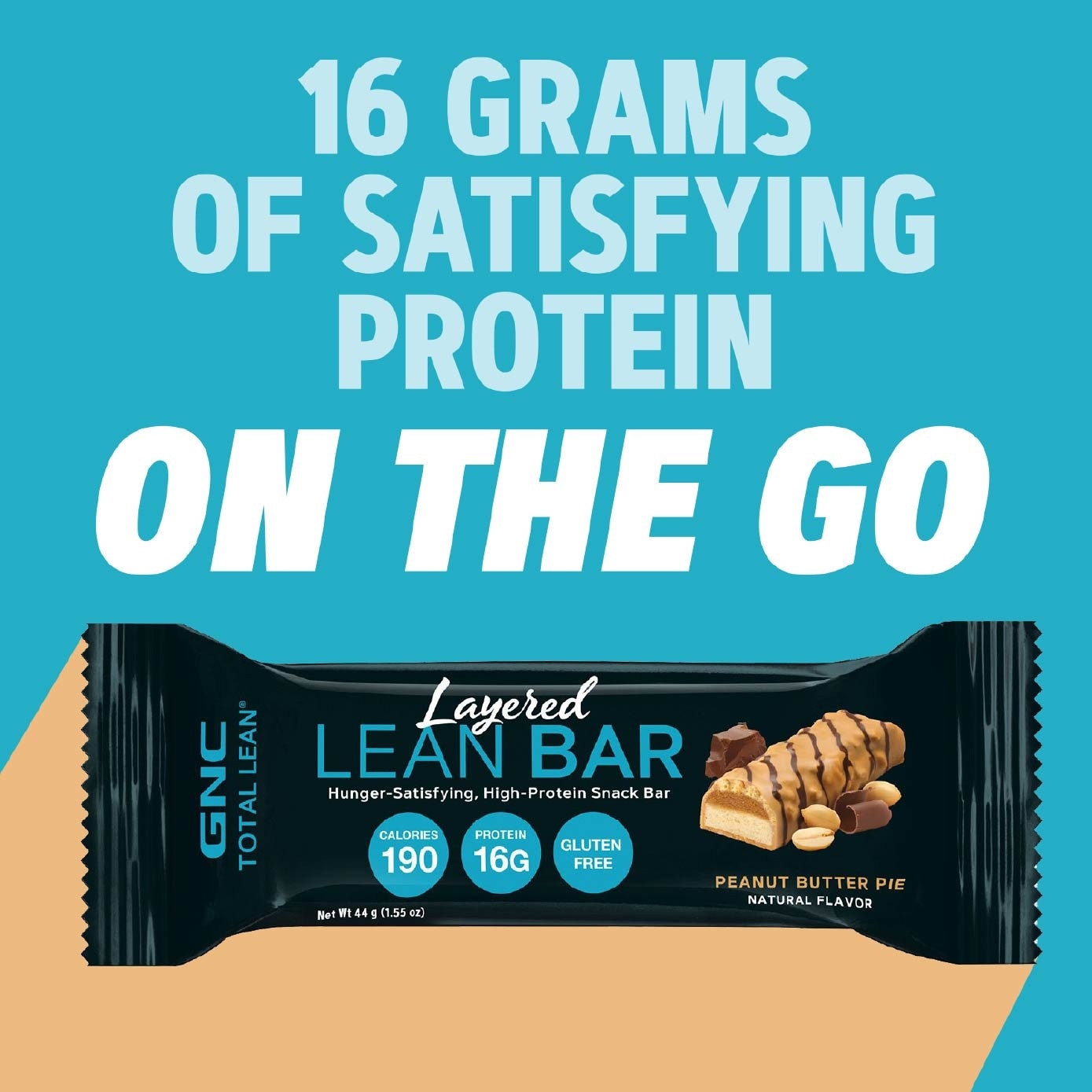 Total Lean® Bar Protein Snack Bar Peanut Butter Pie 44g