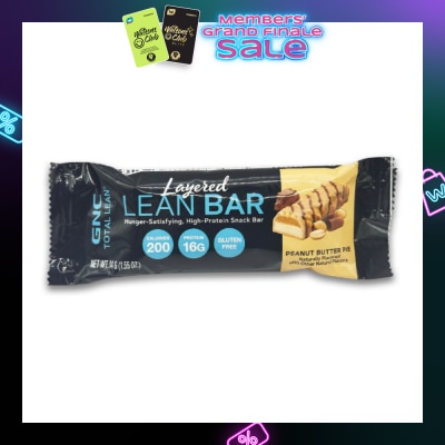 GNC Total Lean® Bar Protein Snack Bar Peanut Butter Pie 44g (Expiry: Aug`2026)