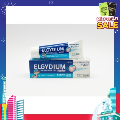 ELGYDIUM Junior Bubble Gum Toothpaste 50ml