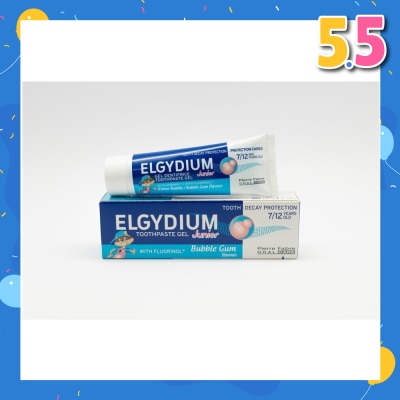 ELGYDIUM Junior Bubble Gum Toothpaste 50ml