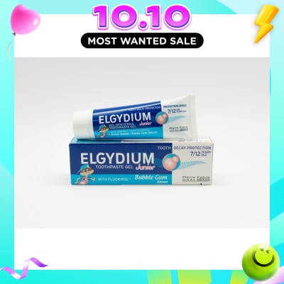 ELGYDIUM Junior Bubble Gum Toothpaste 50ml image