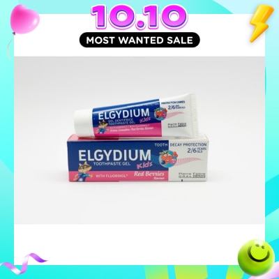 ELGYDIUM Kids Red Berries toothpaste image
