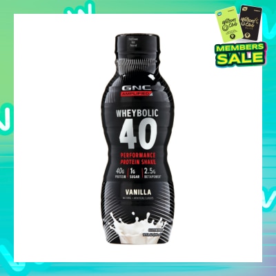 GNC AMP Wheybolic 40 Protein Shake Vanilla 414ml