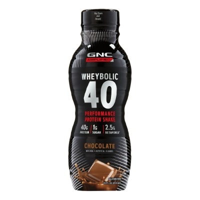 GNC Amplified Wheybolic 40 Protein Shake Chocolate 414ml