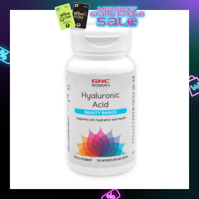 GNC Women's Beauty Basics Hyaluronic Acid Capsule 30s