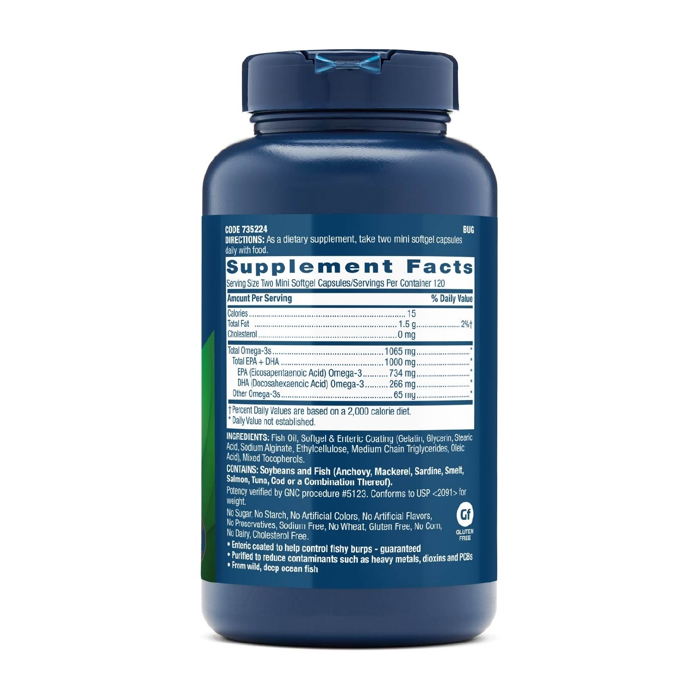 Triple Strength Fish Oil Omega-3 Mini Softgel 240s