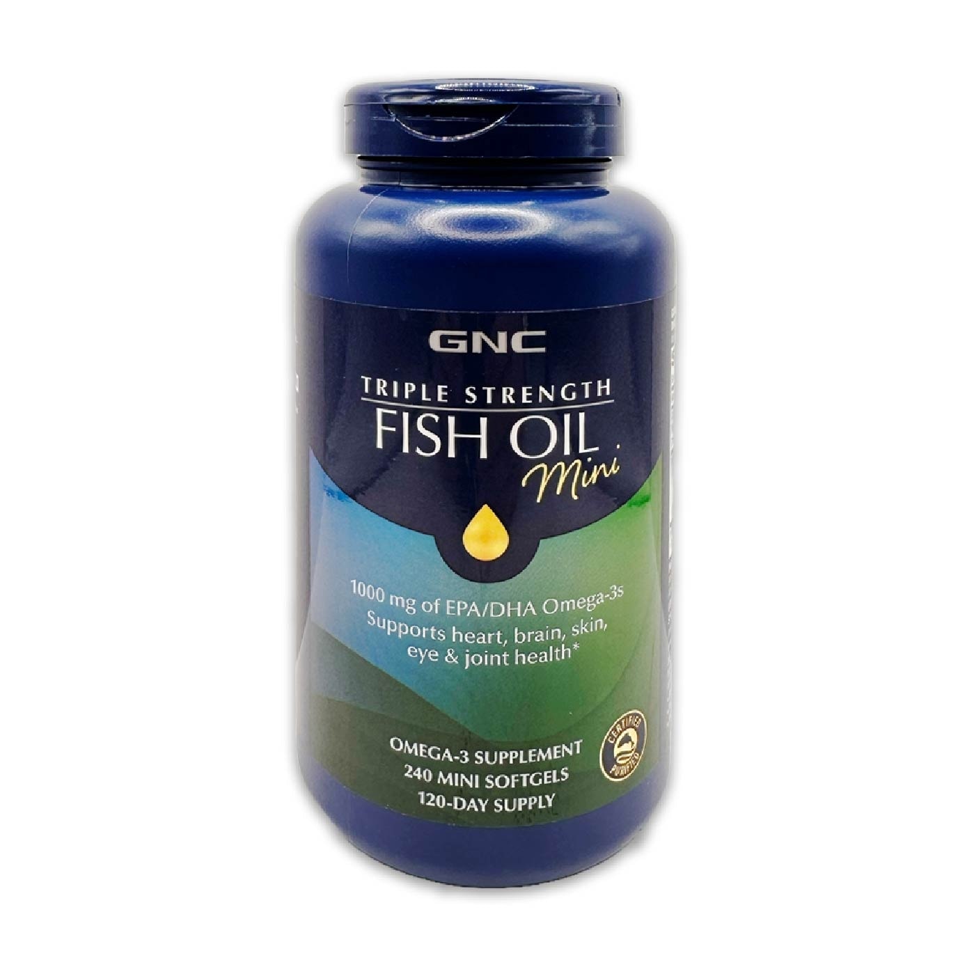 Triple Strength Fish Oil Omega-3 Mini Softgel 240s